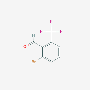 molecular formula C8H4BrF3O B1380381 2-Bromo-6-(trifluoromethyl)benzaldehyde CAS No. 1236141-95-9