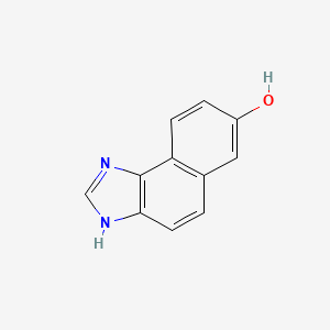 molecular formula C11H8N2O B13803814 1h-Naphth[1,2-d]imidazol-7-ol CAS No. 6972-56-1