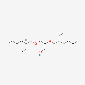 molecular formula C19H40O3 B13803824 2,3-Bis[(2-ethylhexyl)oxy]propan-1-ol CAS No. 59068-04-1