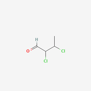 molecular formula C4H6Cl2O B13803849 2,3-Dichlorobutanal CAS No. 55775-41-2