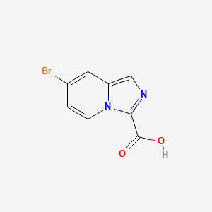 molecular formula C8H5BrN2O2 B1380388 7-Bromoimidazo[1,5-a]pyridine-3-carboxylic acid CAS No. 1159831-00-1