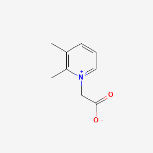 molecular formula C9H11NO2 B13803887 1-(Carboxymethyl)-3,4-dimethylpyridinium betaine CAS No. 85168-84-9