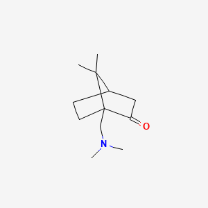 molecular formula C12H21NO B13803909 10-Dimethylamino-2-bornanone CAS No. 58256-56-7