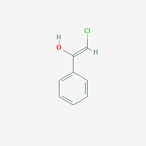 molecular formula C8H7ClO B13803918 (Z)-2-chloro-1-phenylethenol 
