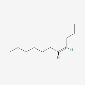molecular formula C12H24 B13803927 4-Undecene, 9-methyl-, (Z)- CAS No. 74630-56-1