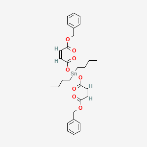 molecular formula C30H36O8Sn B13803935 Benzyl (Z,Z)-8,8-dibutyl-3,6,10-trioxo-1-phenyl-2,7,9-trioxa-8-stannatrideca-4,11-dien-13-oate CAS No. 7324-74-5