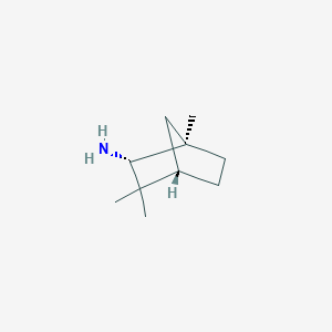 molecular formula C10H19N B13803949 (1R,2R,4S)-1,3,3-Trimethylbicyclo[2.2.1]heptan-2-amine 