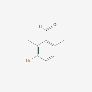 molecular formula C9H9BrO B1380395 3-Bromo-2,6-dimethylbenzaldehyde CAS No. 106965-52-0