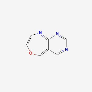 molecular formula C7H5N3O B13803951 Pyrimido[4,5-E][1,4]oxazepine CAS No. 26223-15-4