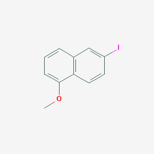 molecular formula C11H9IO B138040 6-Iodo-1-methoxynaphthalene CAS No. 128542-49-4