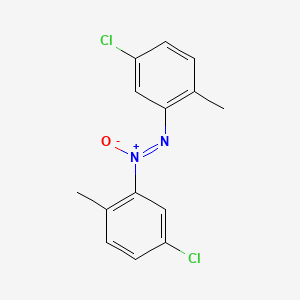 molecular formula C14H12Cl2N2O B13804045 Azoxybenzene, 5,5'-dichloro-2,2'-dimethyl- CAS No. 66941-45-5