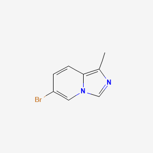molecular formula C8H7BrN2 B1380405 6-Bromo-1-methylimidazo[1,5-a]pyridine CAS No. 1546280-79-8