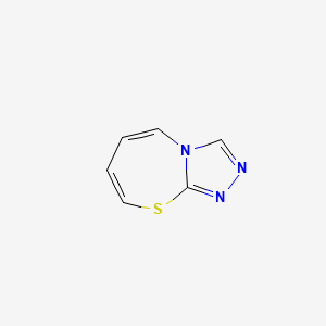molecular formula C6H5N3S B13804071 [1,2,4]Triazolo[3,4-b][1,3]thiazepine CAS No. 585528-62-7
