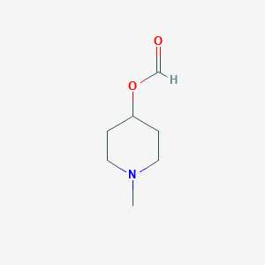 molecular formula C7H13NO2 B13804072 4-Piperidinol,1-methyl-,formate(ester)(9CI) 