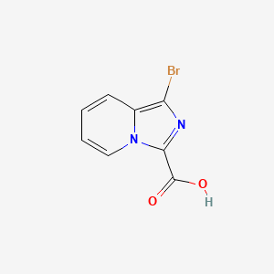 molecular formula C8H5BrN2O2 B1380409 1-Bromoimidazo[1,5-a]pyridine-3-carboxylic acid CAS No. 1784021-95-9