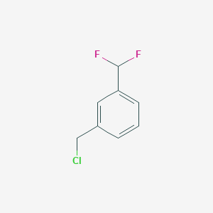 molecular formula C8H7ClF2 B1380412 1-(Chloromethyl)-3-(difluoromethyl)benzene CAS No. 1169873-26-0