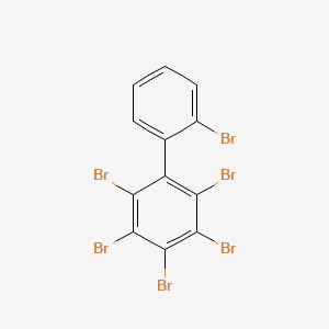 molecular formula C12H4Br6 B13804123 2,2',3,4,5,6-Hexabromobiphenyl CAS No. 2181002-94-6
