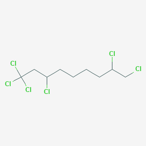 molecular formula C9H14Cl6 B13804285 1,1,1,3,8,9-Hexachlorononane CAS No. 865306-21-4