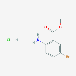 molecular formula C8H9BrClNO2 B13804319 Methyl 2-amino-5-bromobenzoate hydrochloride 