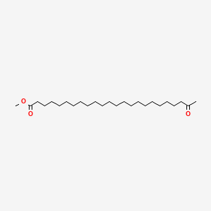 molecular formula C25H48O3 B13804365 Methyl 23-oxotetracosanoate CAS No. 56196-16-8