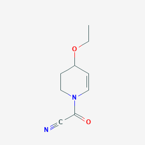molecular formula C9H12N2O2 B13804506 4-ethoxy-3,4-dihydro-2H-pyridine-1-carbonyl cyanide 