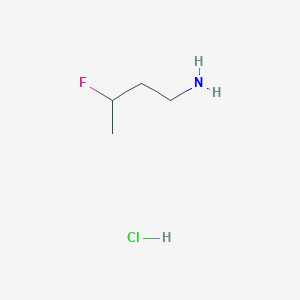 molecular formula C4H11ClFN B1380451 3-Fluorobutan-1-amine hydrochloride CAS No. 1780799-10-1