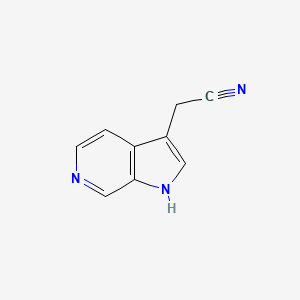 2-{1H-pyrrolo[2,3-c]pyridin-3-yl}acetonitrile