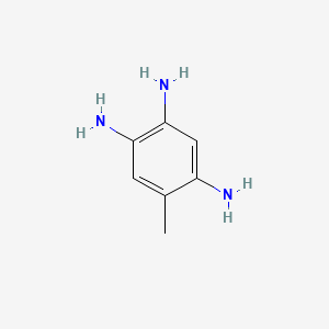 molecular formula C7H11N3 B13804530 1,2,4-Benzenetriamine, 5-methyl- CAS No. 27530-46-7