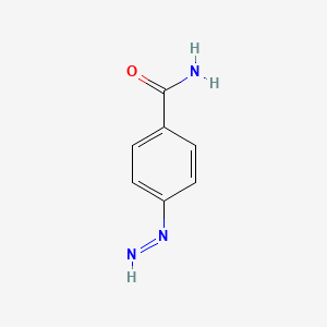 molecular formula C7H7N3O B13804556 Benzamide, 4-diazenyl- CAS No. 90829-69-9