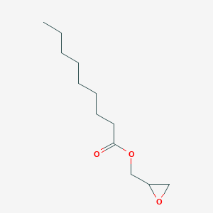 molecular formula C12H22O3 B13804590 (Oxiran-2-yl)methyl nonanoate CAS No. 50611-85-3