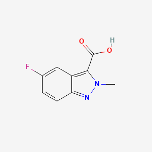 5-Fluoro-2-methyl-2H-indazole-3-carboxylic acid
