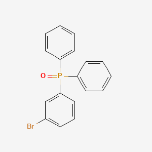 molecular formula C18H14BrOP B1380472 (3-Bromophenyl)diphenylphosphine oxide CAS No. 10212-04-1