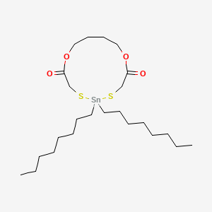 molecular formula C24H46O4S2Sn B13804748 Di-n-octyltin 1,4-butanediol-bis-mercaptoacetate CAS No. 69226-46-6