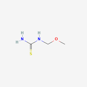 molecular formula C3H8N2OS B13804803 Thiourea, (methoxymethyl)- CAS No. 51604-43-4