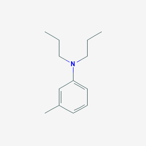 molecular formula C13H21N B13804903 3-methyl-N,N-dipropylaniline 