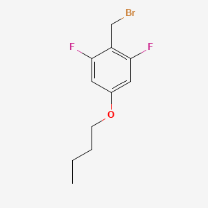molecular formula C11H13BrF2O B1380501 4-Butoxy-2,6-difluorobenzyl bromide CAS No. 1373921-06-2