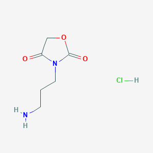 3-(3-Aminopropyl)oxazolidine-2,4-dione hydrochloride
