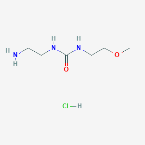 1-(2-Aminoethyl)-3-(2-methoxyethyl)urea hydrochloride