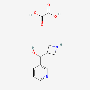 molecular formula C11H14N2O5 B1380517 Azetidin-3-yl(pyridin-3-yl)methanol oxalate CAS No. 1864057-84-0