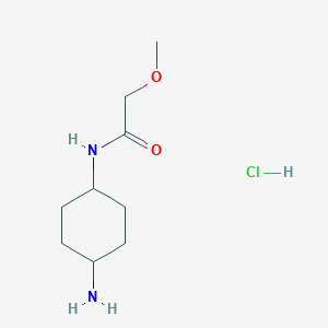 N-[(1R*,4R*)-4-Aminocyclohexyl]-2-methoxyacetamide hydrochloride