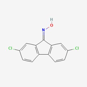 molecular formula C13H7Cl2NO B13805212 2,7-Dichlorofluoren-9-one oxime CAS No. 22296-44-2