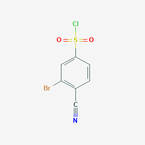 3-Bromo-4-cyanobenzene-1-sulfonyl chloride