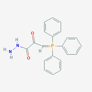 molecular formula C21H19N2O2P B138053 Propanoic acid, 2-oxo-3-(triphenylphosphoranylidene)-, hydrazide CAS No. 149990-86-3