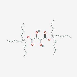 molecular formula C28H58O6Sn2 B13805318 Tri-n-butyltin tartrate 