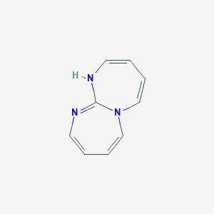 molecular formula C9H9N3 B13805323 1H-[1,3]Diazepino[1,2-A][1,3]diazepine CAS No. 574003-48-8