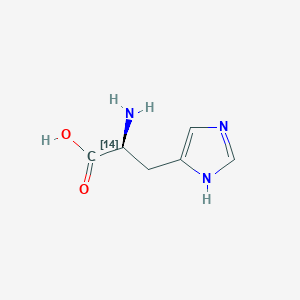 molecular formula C6H9N3O2 B13805389 (~14~C)Histidine CAS No. 90081-11-1