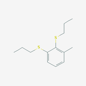 molecular formula C13H20S2 B13805393 Bis(Propylthio)Methyl Benzene 