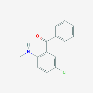 molecular formula C14H12ClNO B138054 2-(Methylamino)-5-chlorobenzophenone CAS No. 1022-13-5