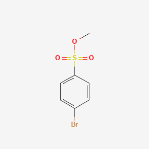 molecular formula C7H7BrO3S B13805463 Benzenesulfonic acid, 4-bromo-, methyl ester CAS No. 6213-85-0