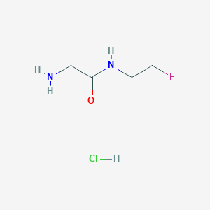 2-amino-N-(2-fluoroethyl)acetamide hydrochloride